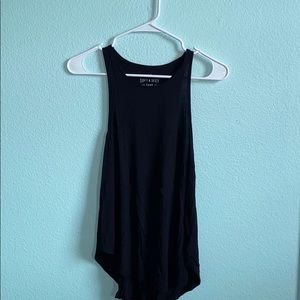 •american eagle black flowy tank top